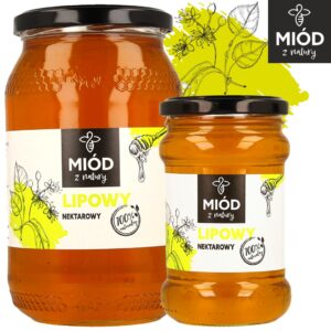 Miod LIPOWY 1200 400g - Natury Smak