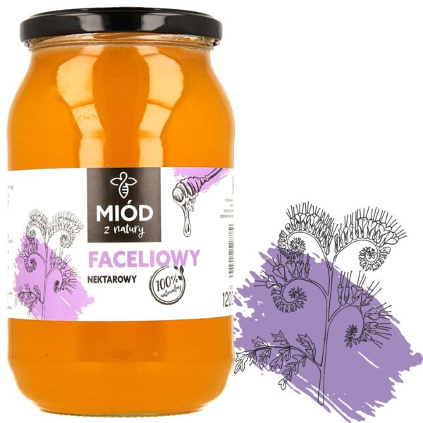 Miod FACELIOWY 1200g BL - Natury Smak