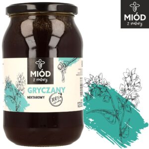 Miod GRYCZANY 1200g logo - Natury Smak