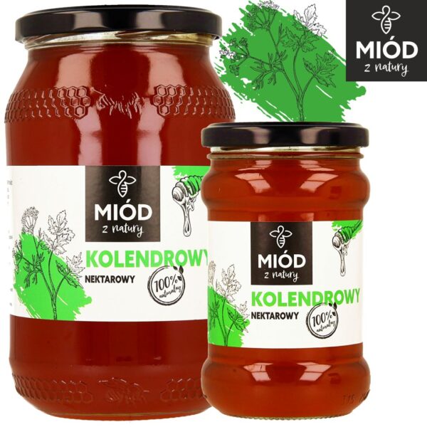 Miod KOLENDROWY 1200 400g bl1 - Natury Smak