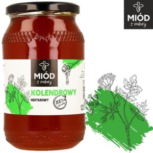 Miod KOLENDROWY 1200g logo - Natury Smak