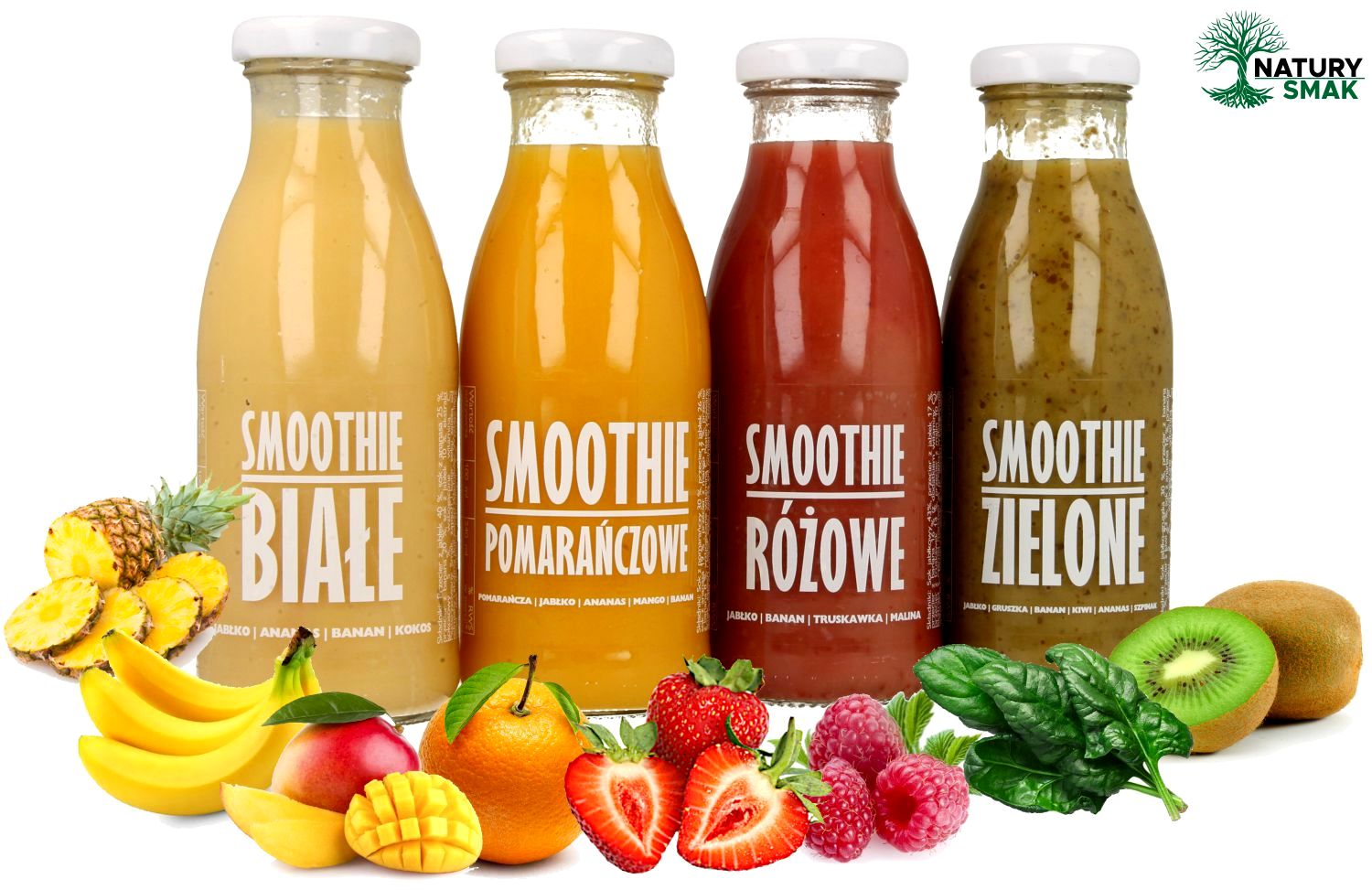 Zestaw Smoothie Sadvit 240ml - komplet 4 smaków - 12 sztuk 2 Zestaw Smoothie Sadvit 240ml - komplet 4 smaków - 12 sztuk - obrazek 2